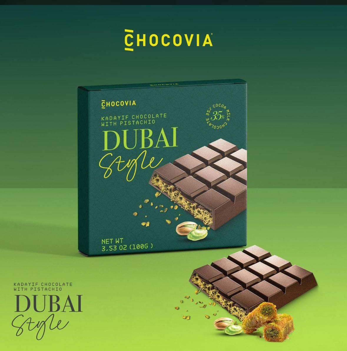 CHOCOVIA DUBAI STYLE 100G  