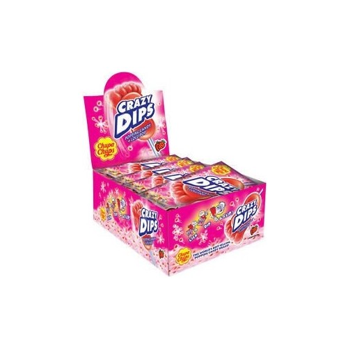 Chupa Chups Crazy Dıps Patlayan Çilekli Şeker 16 G
