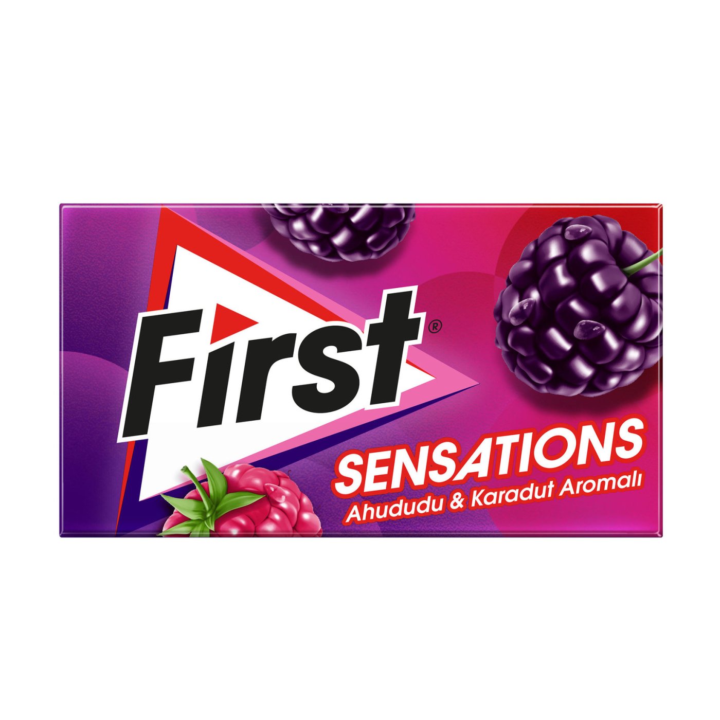 First Sensations Ahududu Ve Karadut Aromalı Sakız 27 G