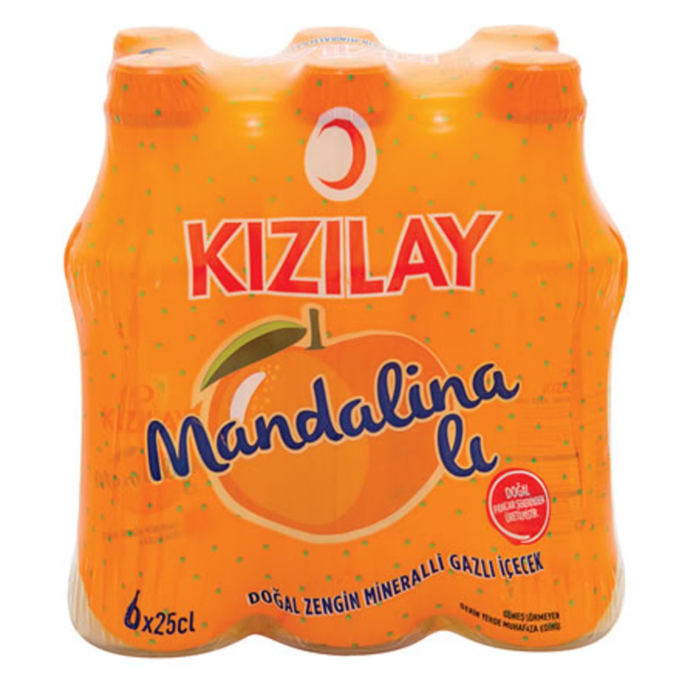 Kızılay Mandalinalı Maden Suyu 6X250 Ml