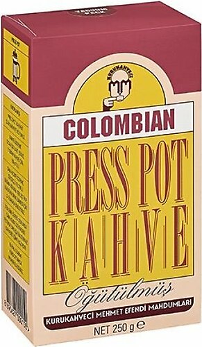 Kuru Kahveci Mehmet Efendi Columbian Press Kahve 250 G