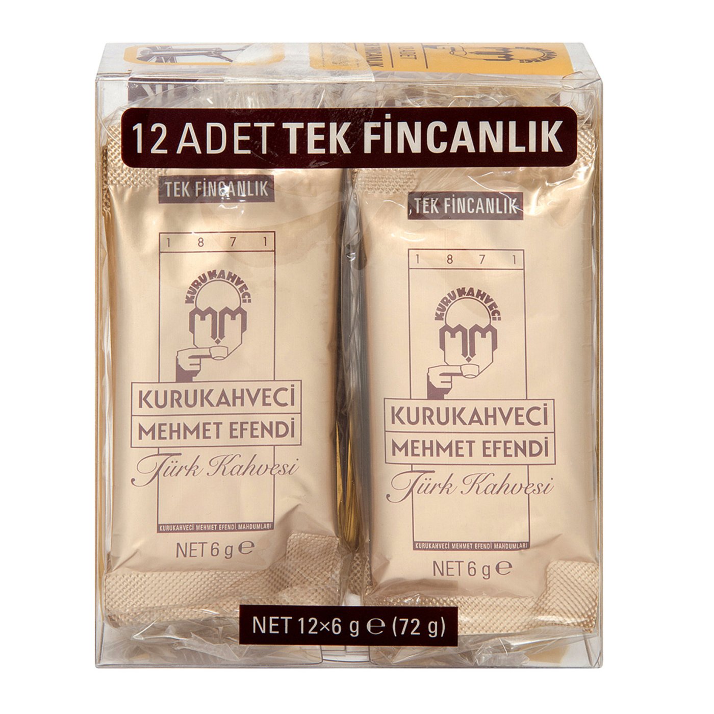 Kurukahveci Mehmet Efendi Türk Kahvesi 12X6 G
