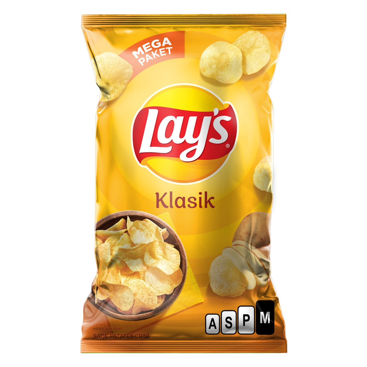 Lay's Klasik Sade Patates Cipsi Mega Boy 193 G