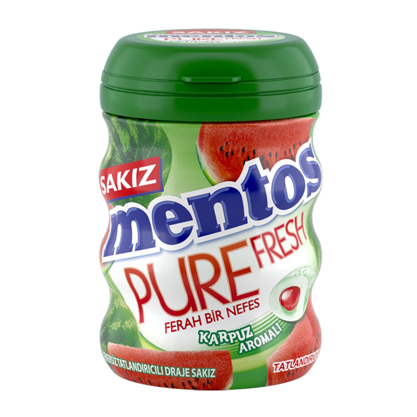 Mentos Pure Fresh Karpuz Aromalı Draje Sakız 60 G
